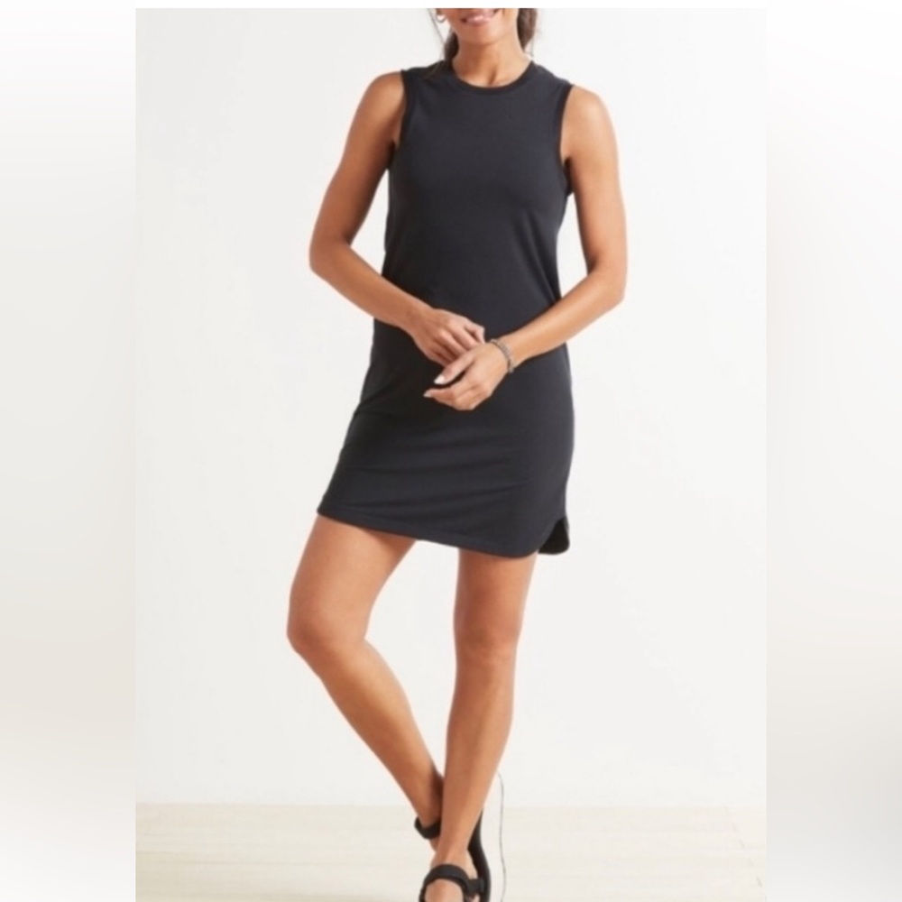 Varley Dress Size Medium Lorita Minimalist Black Pickleball Tennis Golf